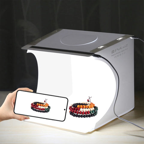 💡 Kit Mini Studio Photographique PULUZ – Éclairage LED Portable