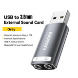 🎧 Carte Son Externe USB  – Améliorez Votre Expérience Audio ! 🎧