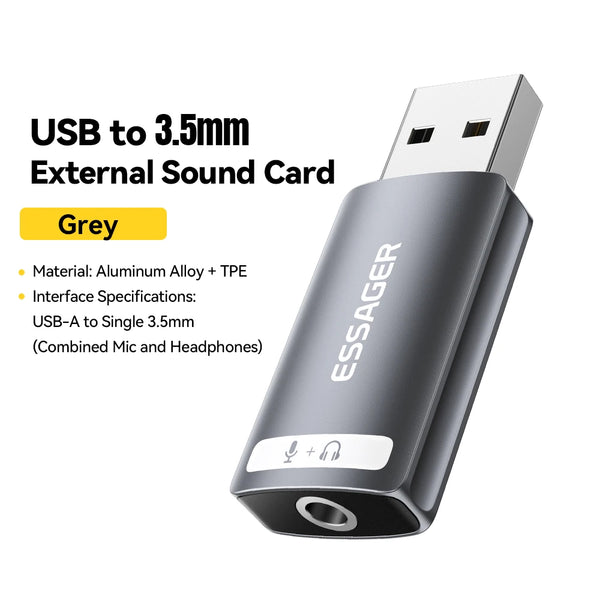 🎧 Carte Son Externe USB  – Améliorez Votre Expérience Audio ! 🎧