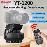 🎥 Tête Motorisée Panoramique YT-1200 – Contrôle à Distance & Rotations Fluides pour Smartphones & Caméras