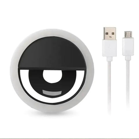 💡 Mini Anneau LED Rechargeable – Éclairage Parfait Pour Vos Selfies & Vidéos ! 💡